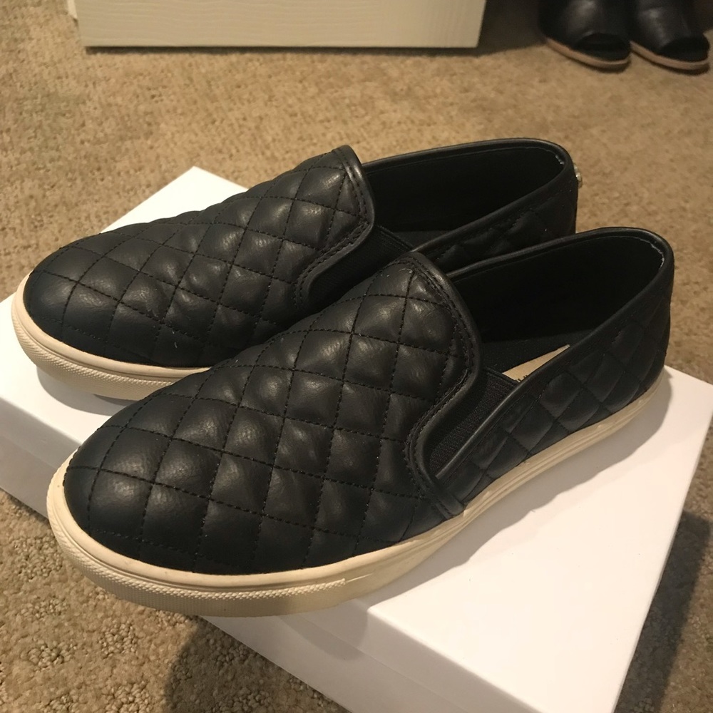 Steve Madden quilted loafers